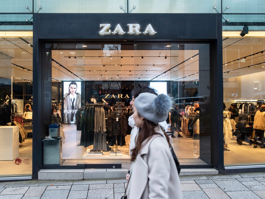 زارا ZARA  للملابس تغلق 1200 متجر لها حول العالم